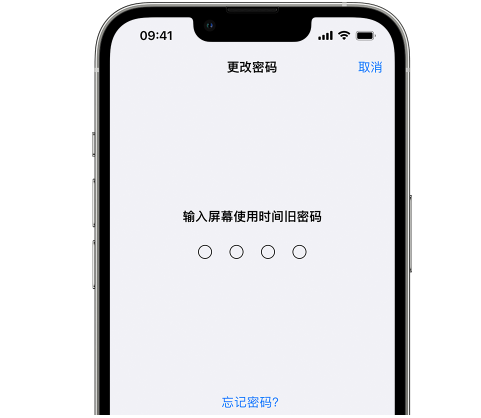 名山iPhone屏幕维修分享iPhone屏幕使用时间密码忘记了怎么办 