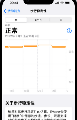 名山iPhone手机维修如何在iPhone开启'步行稳定性通知'