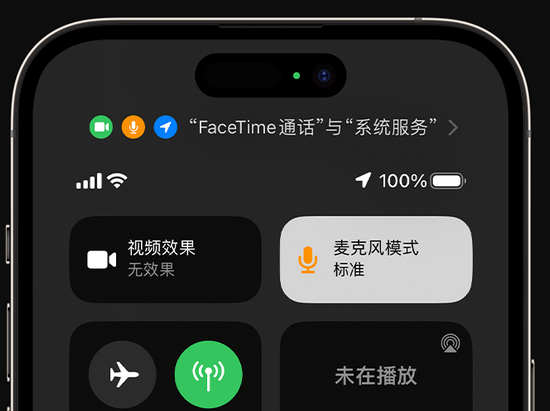 名山苹果授权维修网点分享iPhone在通话时让你的声音更清晰 