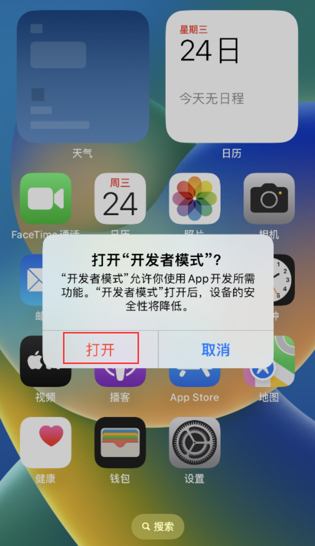 名山苹果手机维修分享如何打开开发者模式 