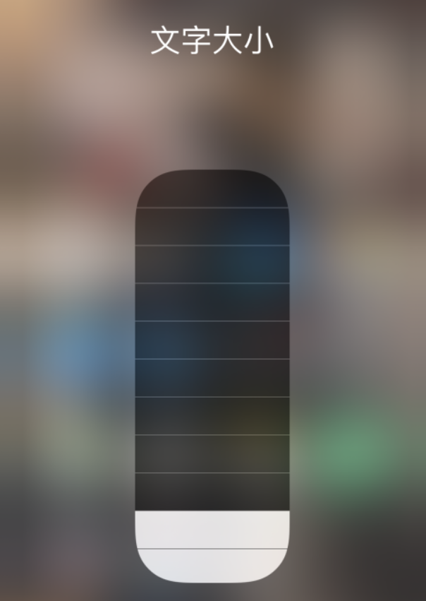 名山苹果手机维修分享小技巧：在 iPhone 控制中心快速调节字体大小 