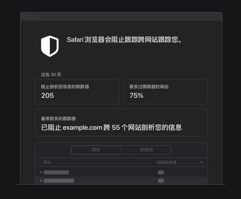 名山苹果手机维修分享如何在 Safari 浏览器中查看和打开隐私报告 